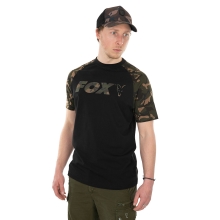 FOX - Tričko Raglan T-Shirt Black Camo vel. 3XL