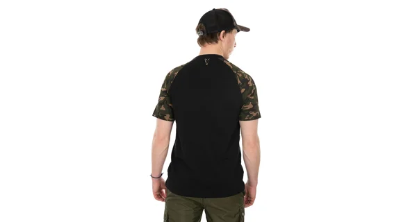 FOX - Tričko Raglan T-Shirt Black Camo vel. XL