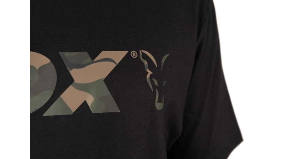 FOX - Tričko T-Shirt Black Camo Logo vel. M