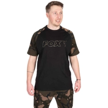 FOX - Tričko T-Shirt Black Camo Outline vel. XL