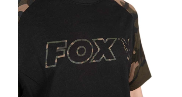 FOX - Tričko T-Shirt Black Camo Outline vel. XL