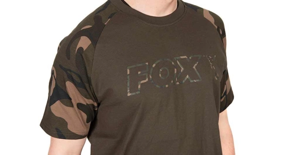 FOX - Tričko T-Shirt Khaki Camo Outline vel. S