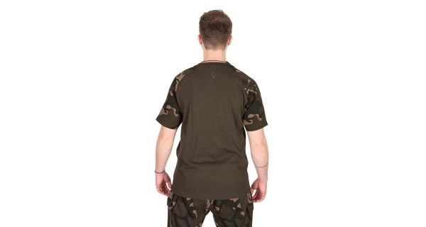 FOX - Tričko T-Shirt Khaki Camo Outline vel. S