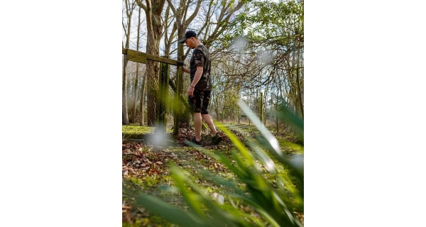 FOX - Tričko T-Shirt Khaki Camo Outline vel. XL