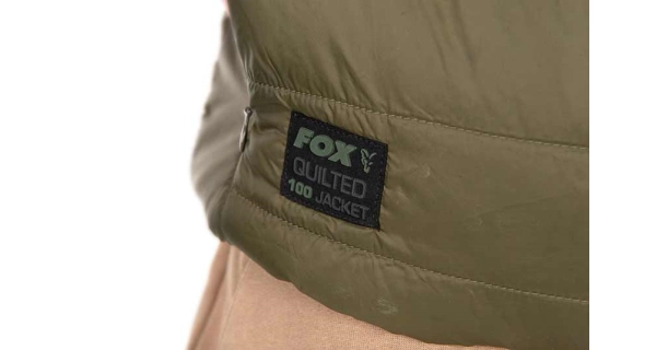FOX - Vesta Olive quilted 100 Gilet vel. M