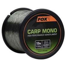 FOX - Vlasec Carp Mono Zelená 0,30 mm 12 lb 1000 m