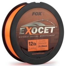 FOX - Vlasec Exocet Fluoro Orange Mono 0,35mm 18 lb 8 kg 1000 m