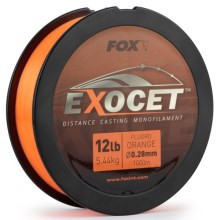 FOX - Vlasec Exocet Fluoro Orange Mono 0,35mm 18lb / 8,0kg (1000m)