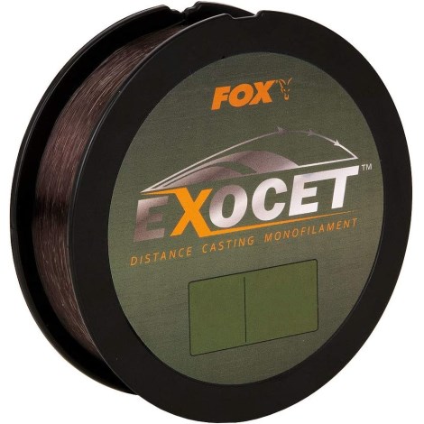 FOX - Vlasec Exocet Mono 13 lb 0,309 mm 1000 m Trans Khaki