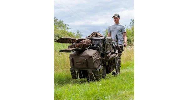 FOX - Vozík Transporter 24V Power Barrow včetně 2x 9Ah 12V baterií a nabíječky