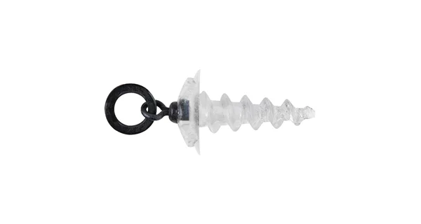 FOX - Vrtáček s obratlíkem a kroužkem Edges Bait Screw Short 9 mm 10 ks