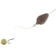 FOX - Vsuvky Edges Tadpole Multi Bead Trans Khaki 10 ks