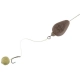 FOX - Vsuvky Edges Tadpole Multi Bead Trans Khaki 10 ks