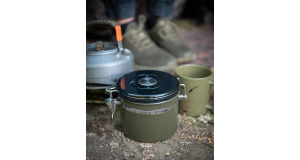 FOX - Vzduchotěsná dóza Cookware Coffee Tea Khaki Storage 860 ml