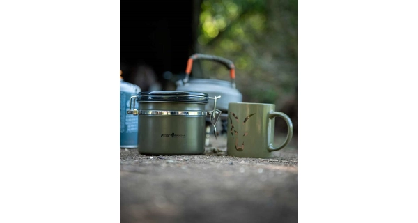 FOX - Vzduchotěsná dóza Cookware Coffee Tea Khaki Storage 860 ml