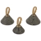 FOX - Zadní olovo Edges Downrigger Back Weights 3 ks 57 g