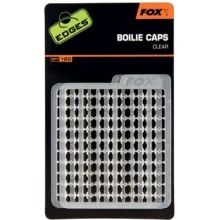 FOX - Zarážky čiré Edges Boilie Caps Clear 120 ks