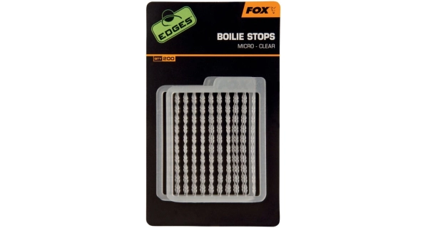 FOX - Zarážky na boilie Stops Clear Mikro 200 ks