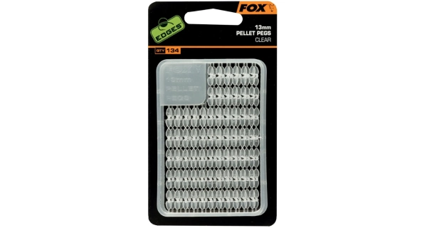 FOX - Zarážky na pelety Edges Pellet Pegs Clear 13 mm