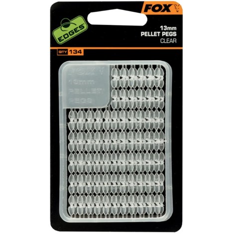 FOX - Zarážky na pelety Edges Pellet Pegs Clear 13 mm