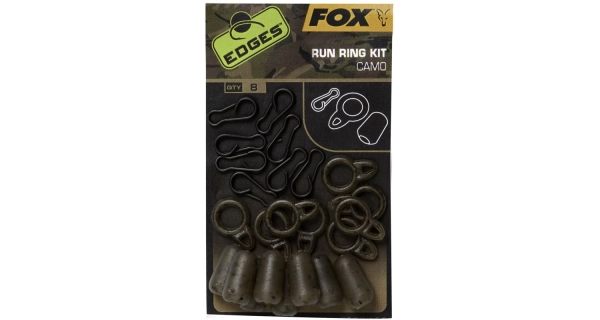 FOX - Závěska Edges Camo Run Ring Kit 8 ks