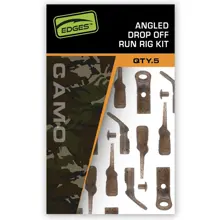 FOX - Závěsky Edges Camo Angled Drop Off Run Rig Kit 5 ks