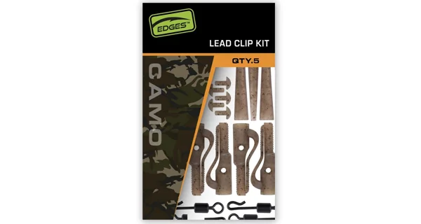 FOX - Závěsky Edges Camo Lead Cip Kit 5 ks