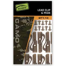 FOX - Závěsky Edges Camo Lead Clip + Pegs 10 ks