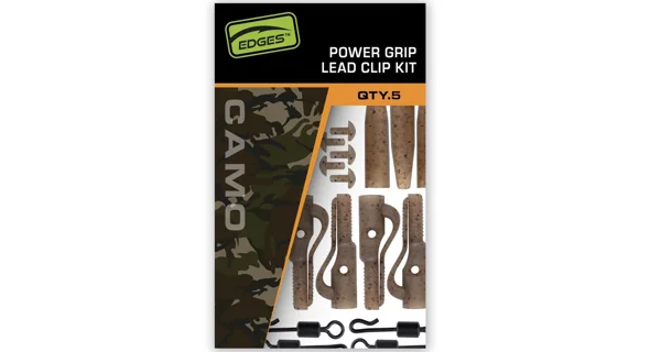 FOX - Závěsky Edges Camo Power Grip Lead Clip Kit 5 ks