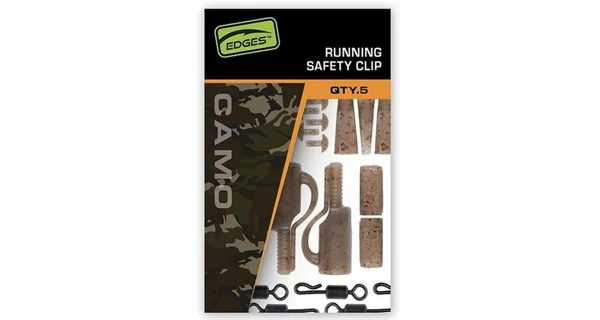 FOX - Závěsky Edges Camo Running Safety Clip Kit 5 ks
