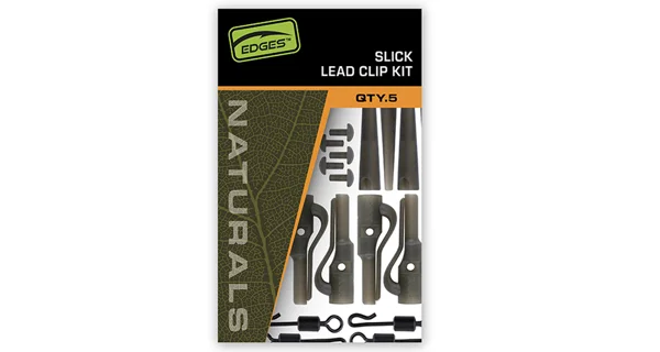 FOX - Závěsky Edges Naturals Slik Lead Clip Kit 5 ks