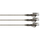 FOX - Závěsky Edges Tubing Leadclip Ready Rigs Naturals vel. 7 3 ks