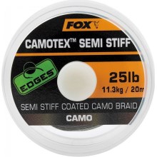 FOX - Ztužená šňůrka Edges Camotex Semi Stiff Camo 20 m 20 lb