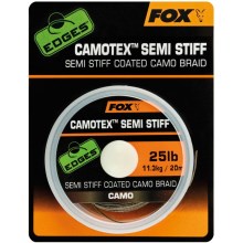 FOX - Ztužená šňůrka Edges Camotex Semi Stiff Camo 20 m 35 lb