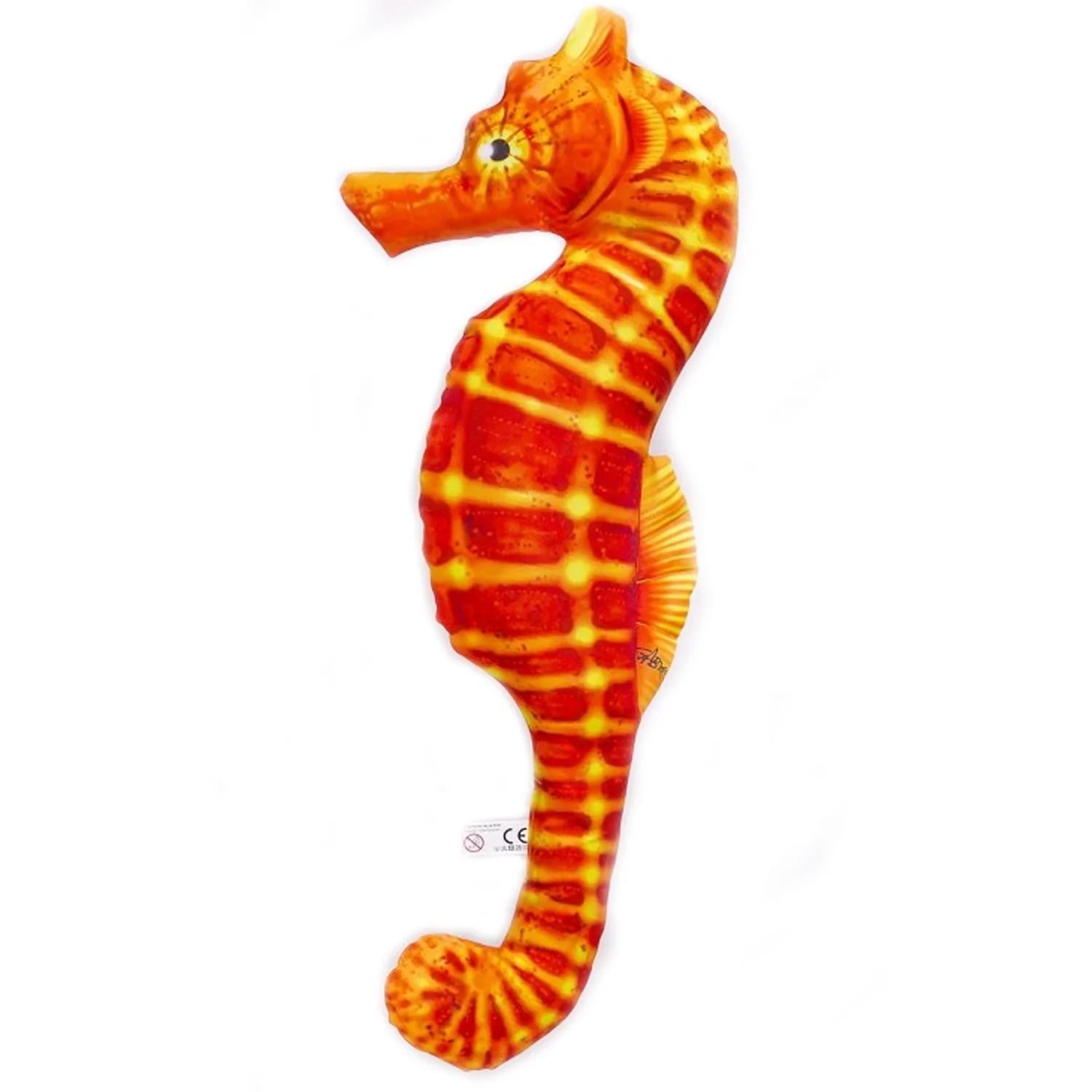 GABY PILLOW - Polštář Mořský Koník Červený 60 cm