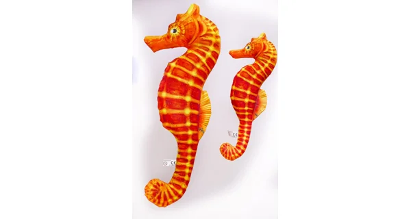 GABY PILLOWS - Polštář Mořský Koník Červený 60 cm