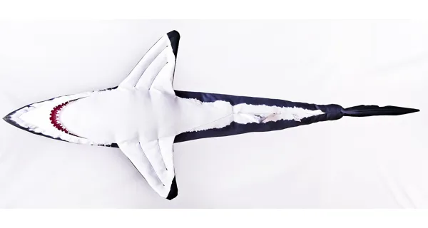 GABY PILLOWS - Polštář Žralok Bílý Giant 120 cm