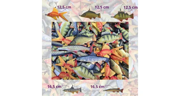 GABY PILLOWS - Přívěsek Štika 16,5 cm
