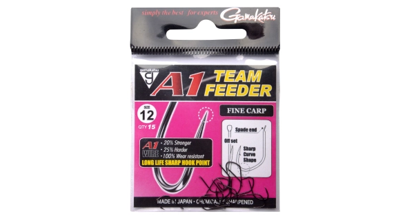 GAMAKATSU - Háček A1 Team Feeder Fine Carp # 12