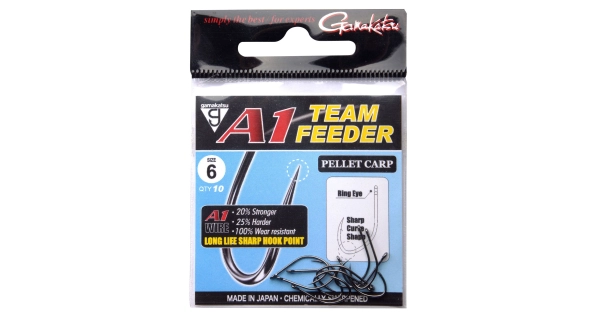 GAMAKATSU - Háček A1 Team Feeder Pellet Carp # 12