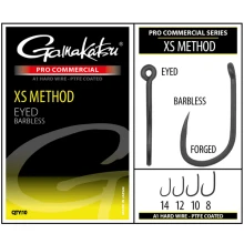 GAMAKATSU - Háček Pro Commercial XS Method eyed A1 PTFE BL Grey vel. 14 10 ks