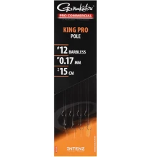 GAMAKATSU - Hotový návazec Pro Commercial King Pro Spade Ready Rigs 0,14 mm 15 cm vel. 16 8 ks