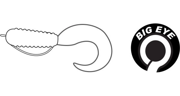 GAMAKATSU -  Ofsetový háček Worm 325 Micro Game NS Black vel. 8 8 ks