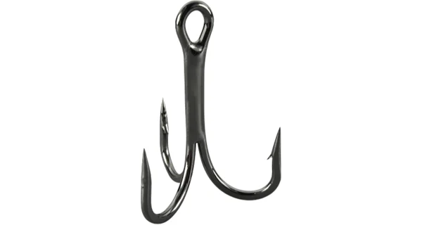 GAMAKATSU - Trojháček Treble 18 Black vel. 1/0 6 ks