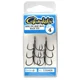 GAMAKATSU - Trojháčky Treble EWG Short Shank ME vel. 4 6 ks