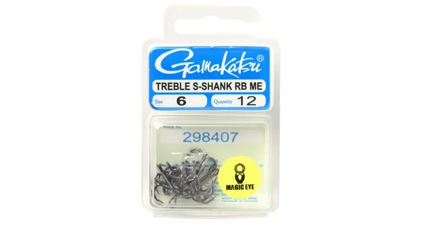 GAMAKATSU - Trojháčky Treble RB Short Shank vel. 6 12 ks