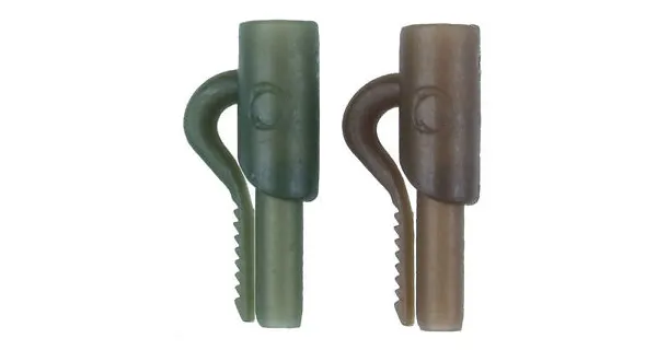 GARDNER - Klip na boční olovo Covert Lead Clip C-Thru Green 12 ks