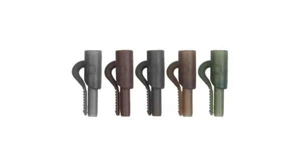 GARDNER - Klip na boční olovo Covert Lead Clip C-Thru Green 12 ks