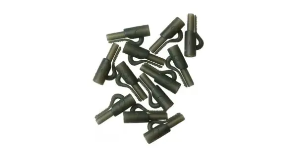 GARDNER - Klip na boční olovo Covert Lead Clip C-Thru Green 12 ks