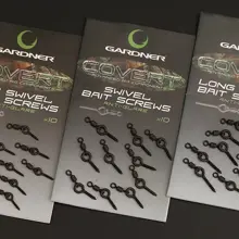 GARDNER - Kolíček s obratlíkem Covert Swivel Bait Screws Anti Glare Standard 7,5 mm 10 ks